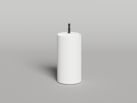 Раковина из искусственного камня S-Stone Salini ARMONIA 130421TMF 50х50 напольная цвет белый